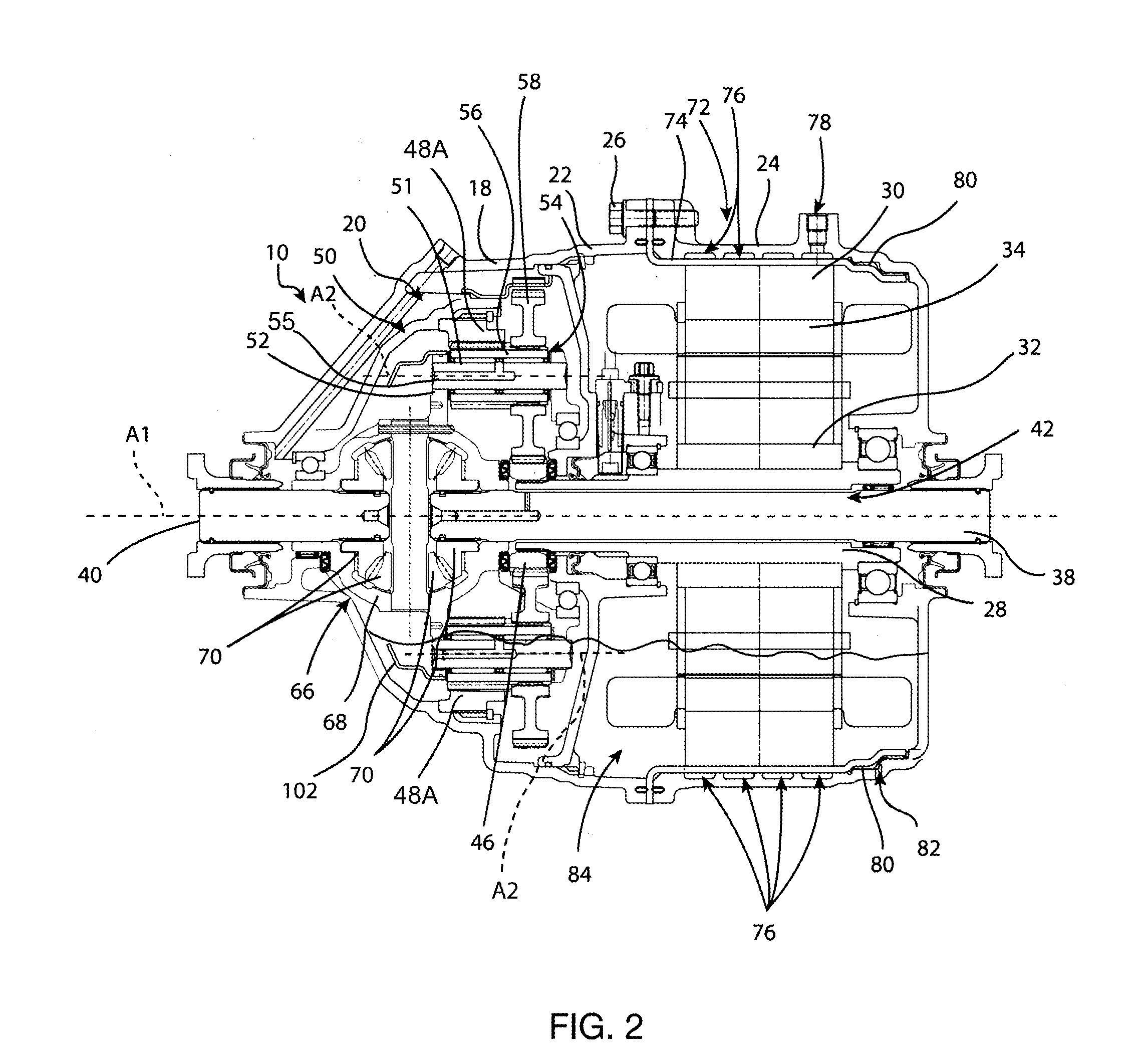 Electronic drive unit