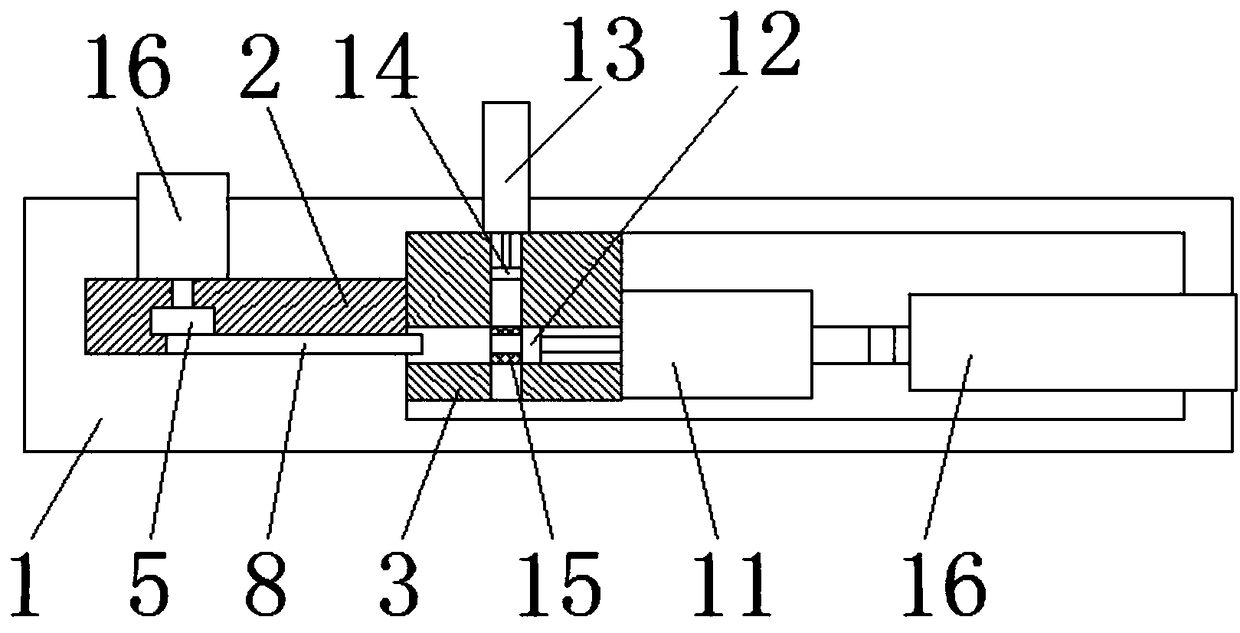 A metal brush filament bending device for disc brush