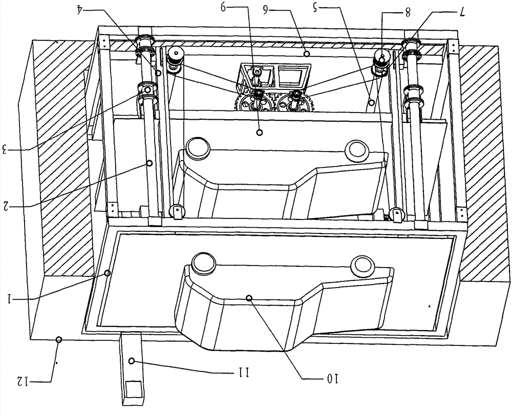 Whole lifting-type underground garage