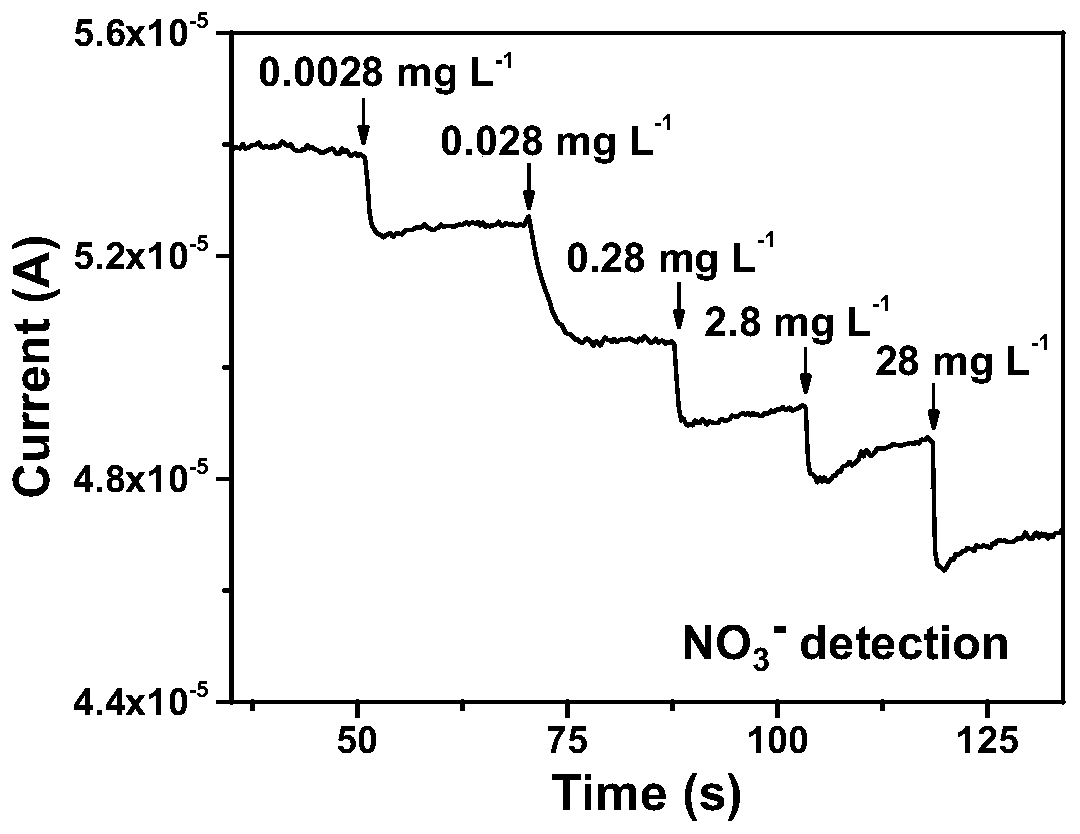 Graphene-based field effect transistor nitrate sensor