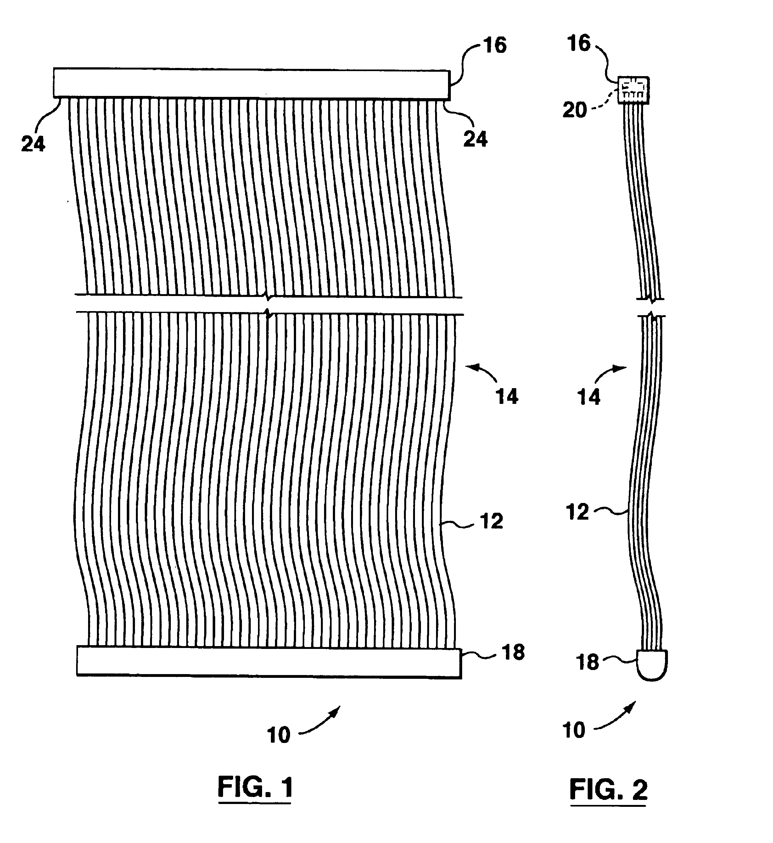 Immersed membrane apparatus