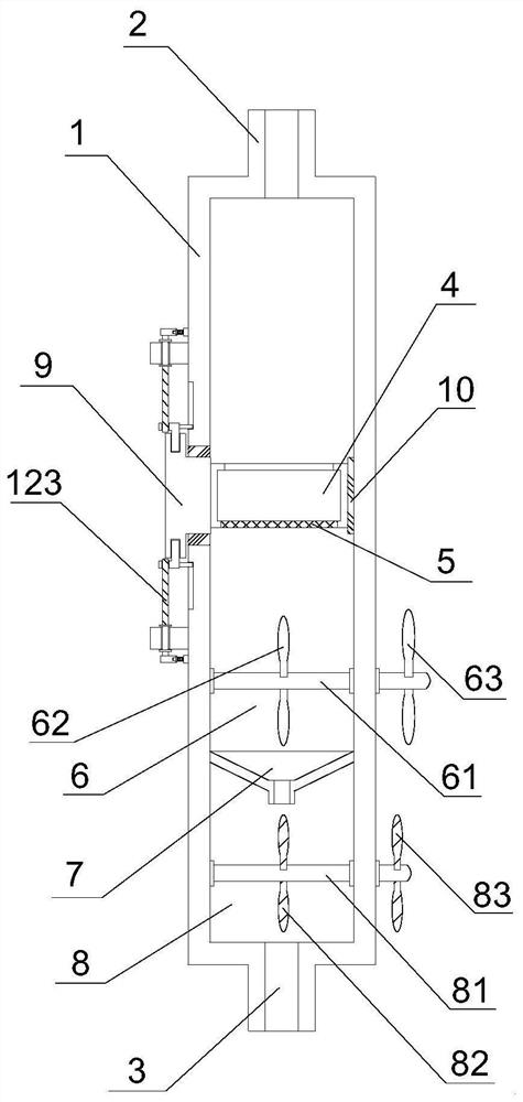 Circulating purification device for fertilizer waste liquid