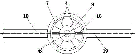 Soil mass dry-wet circulating annular shearing instrument capable of measuring humidity