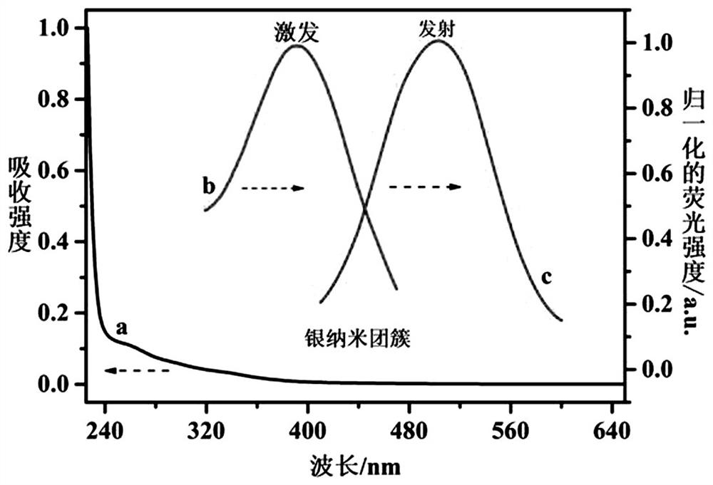 A green fluorescent silver nanocluster and its preparation method and application