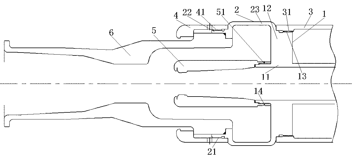 Anti-loosening structure and contact assembly and circuit breaker using the structure