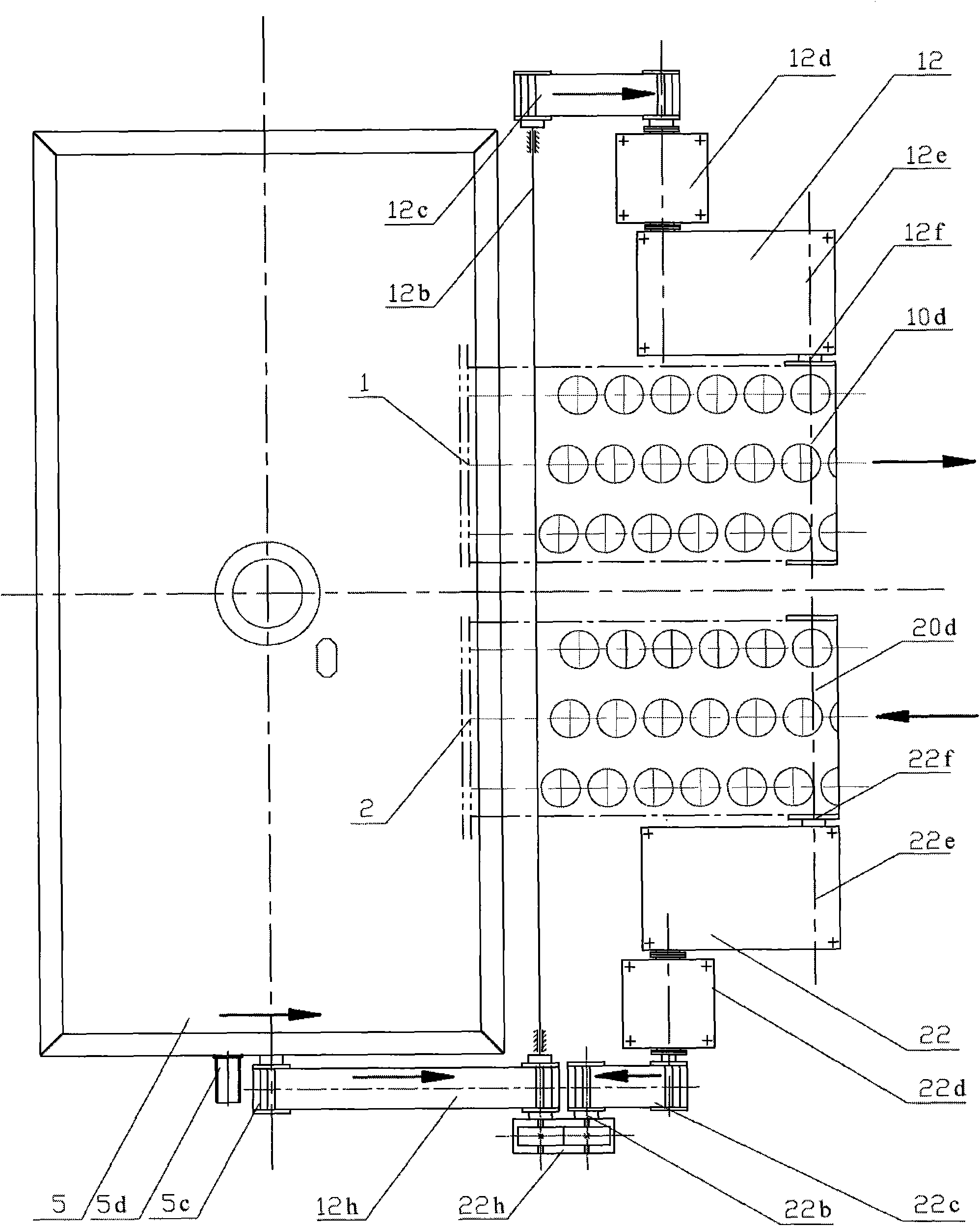 Multi-channel easy-open lid automatic stamping engineering design scheme and production line