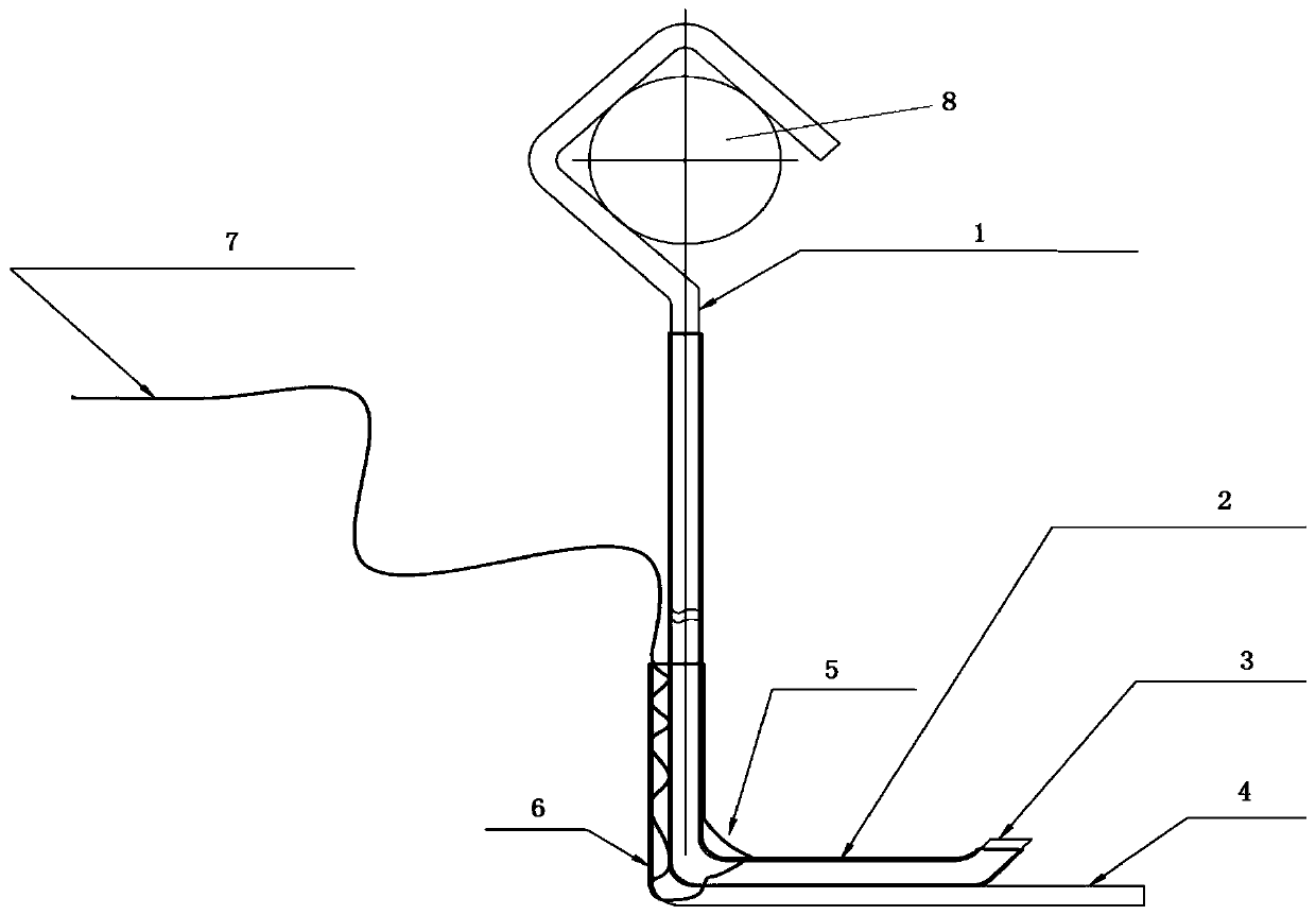 A Simple Fixture for Conduit Galvanized