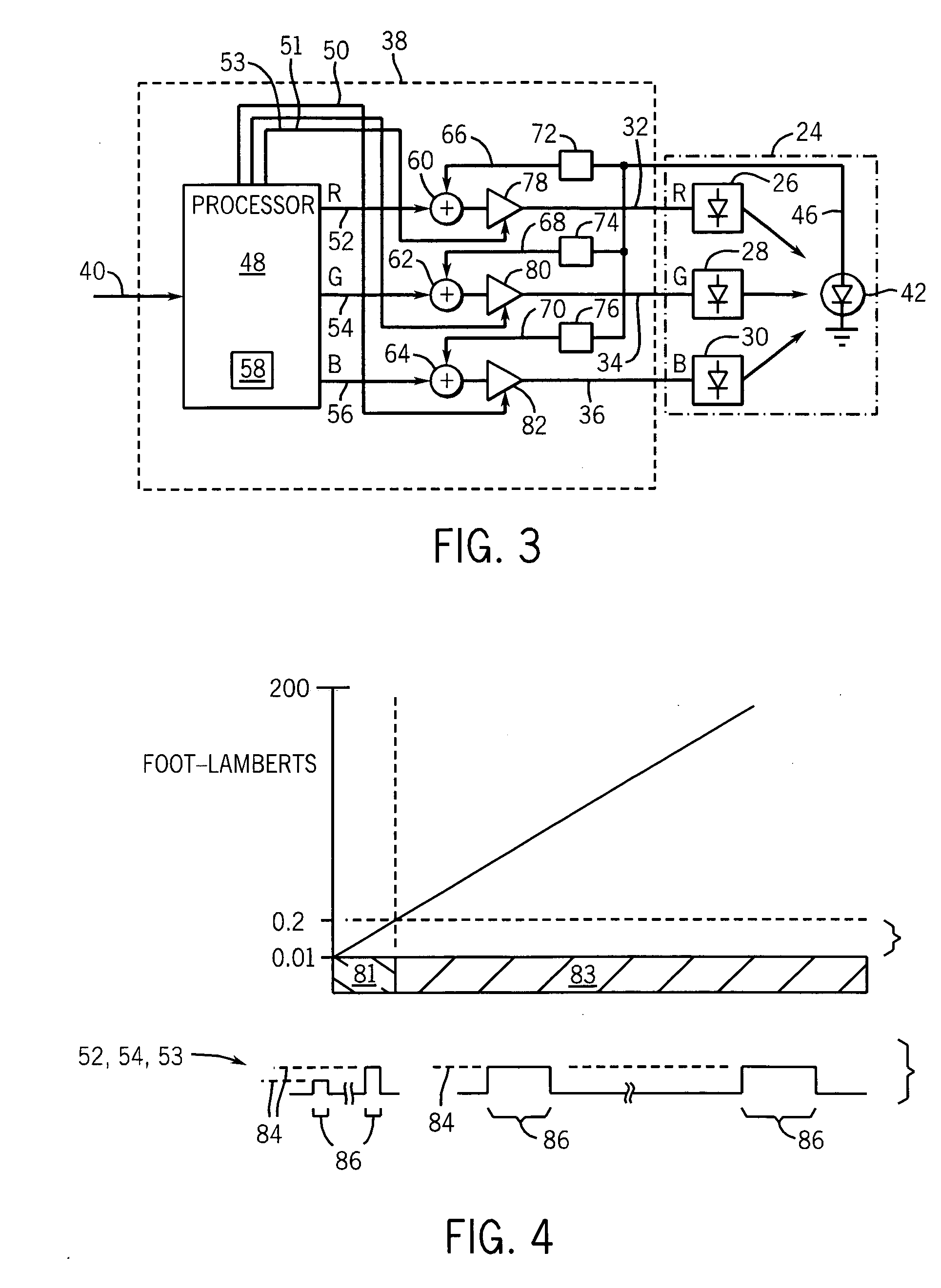 Solid-state, color-balanced backlight with wide illumination range