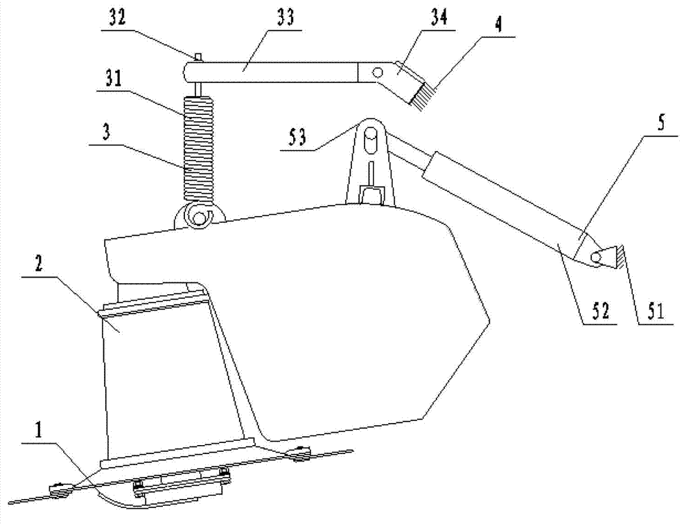 Grass harvesting machine profiling method and device