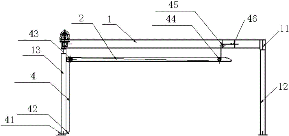 Balance steel wire rope lifting device having mechanical speed regulating function