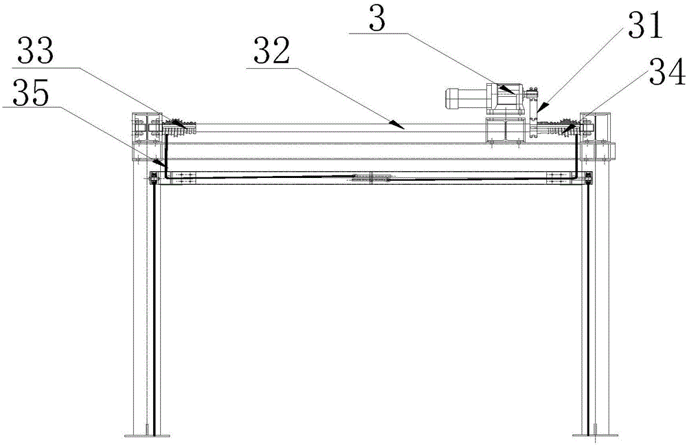 Balance steel wire rope lifting device having mechanical speed regulating function