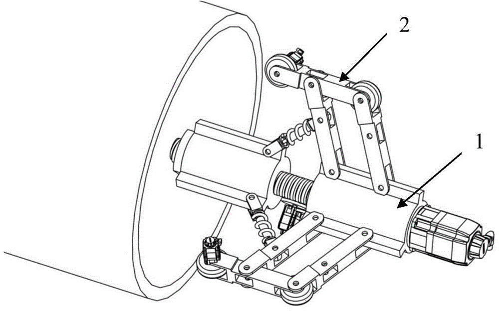 Pipe-threading robot for pipeline