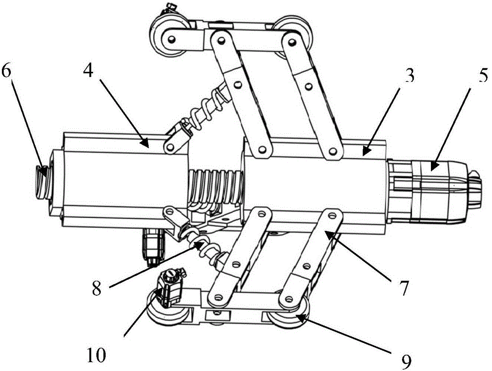 Pipe-threading robot for pipeline