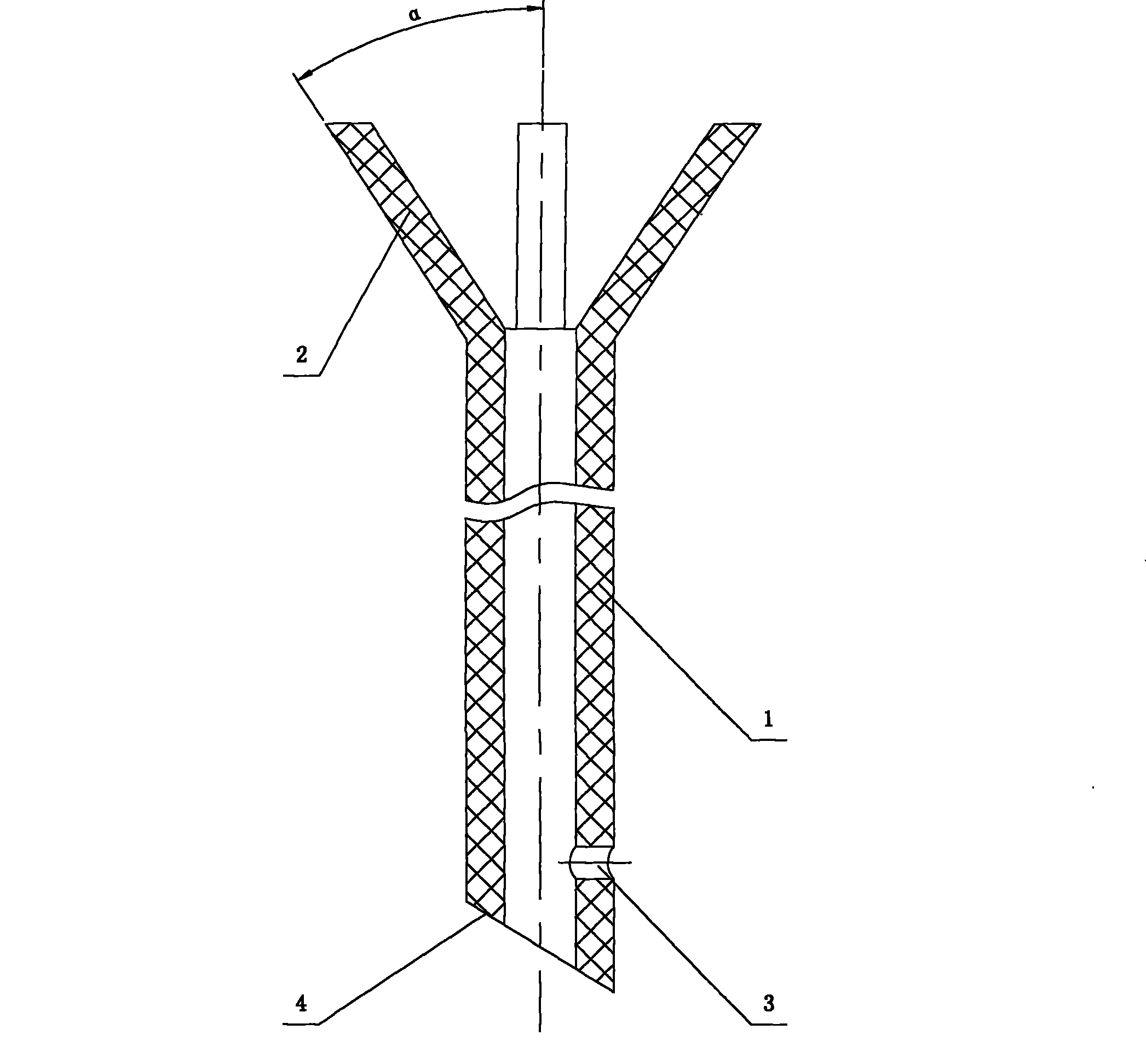 Lacrimal canal bracket with aliform fixing part