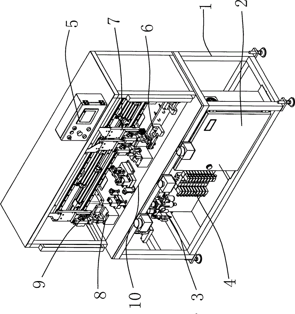 Special oiling machine used for producing sliding rails of automobile seats