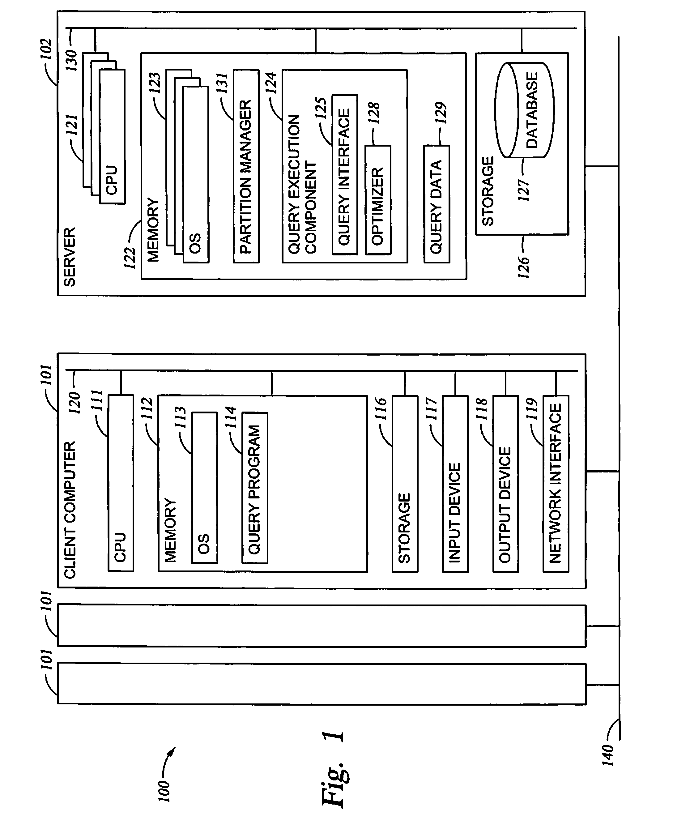 Re-allocation of resources for query execution in partitions