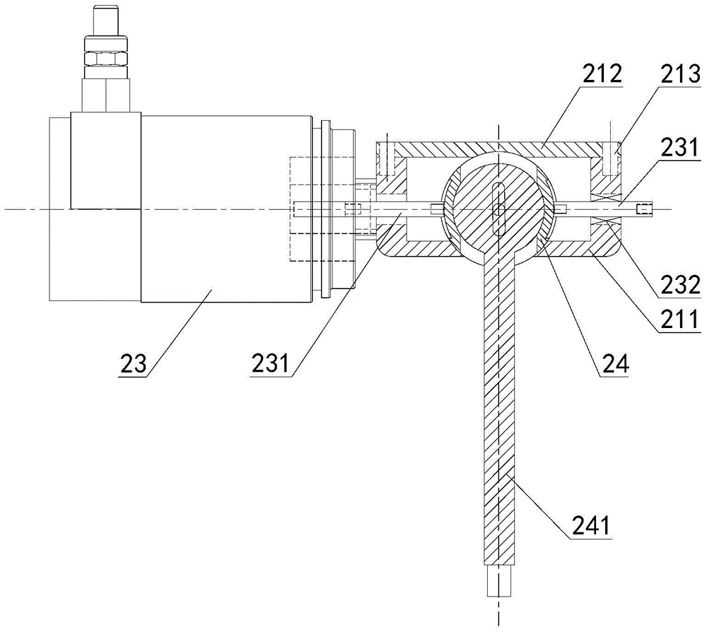 A swing-motion conversion device of a tower crane stay rope, and a tower crane