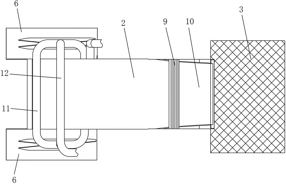 Hydraulic power type collection mechanism