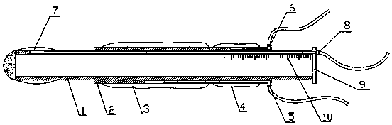 Auxiliary device used for cervical dilatation