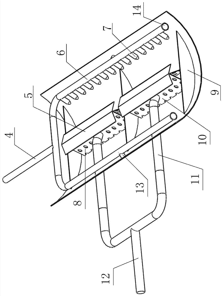 Online degritting device at bottom of horizontal-type oil-gas-water three phase separator and degritting method