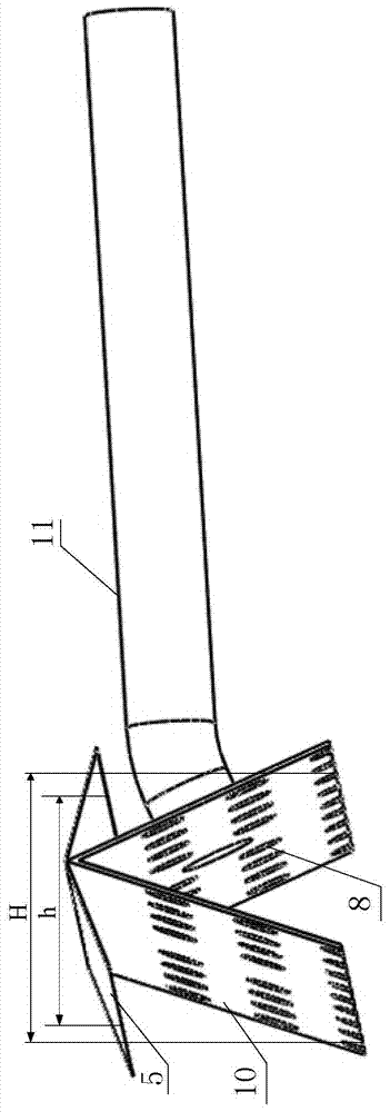 Online degritting device at bottom of horizontal-type oil-gas-water three phase separator and degritting method