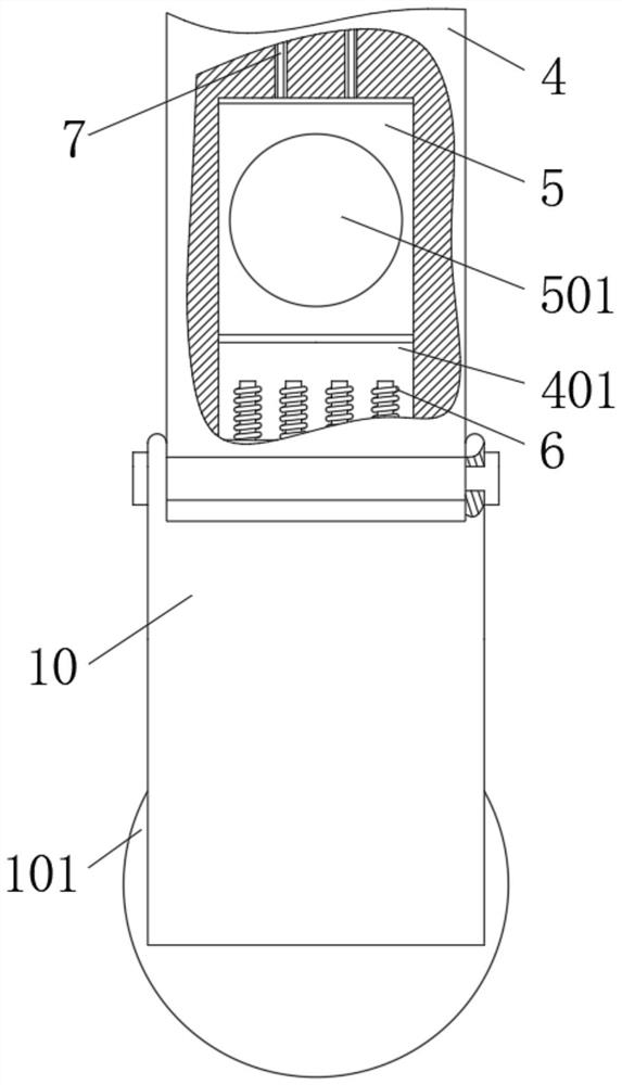 A rail grinding device for preventing jumping