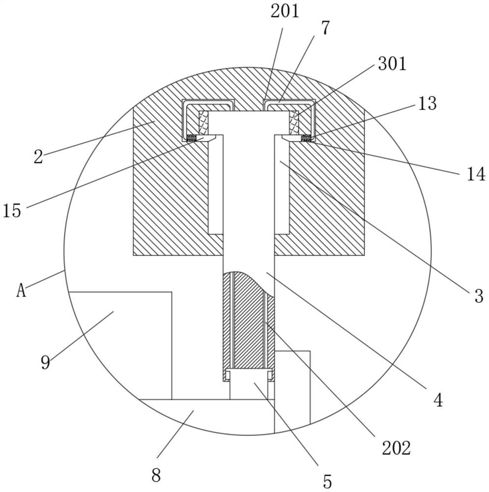 A rail grinding device for preventing jumping