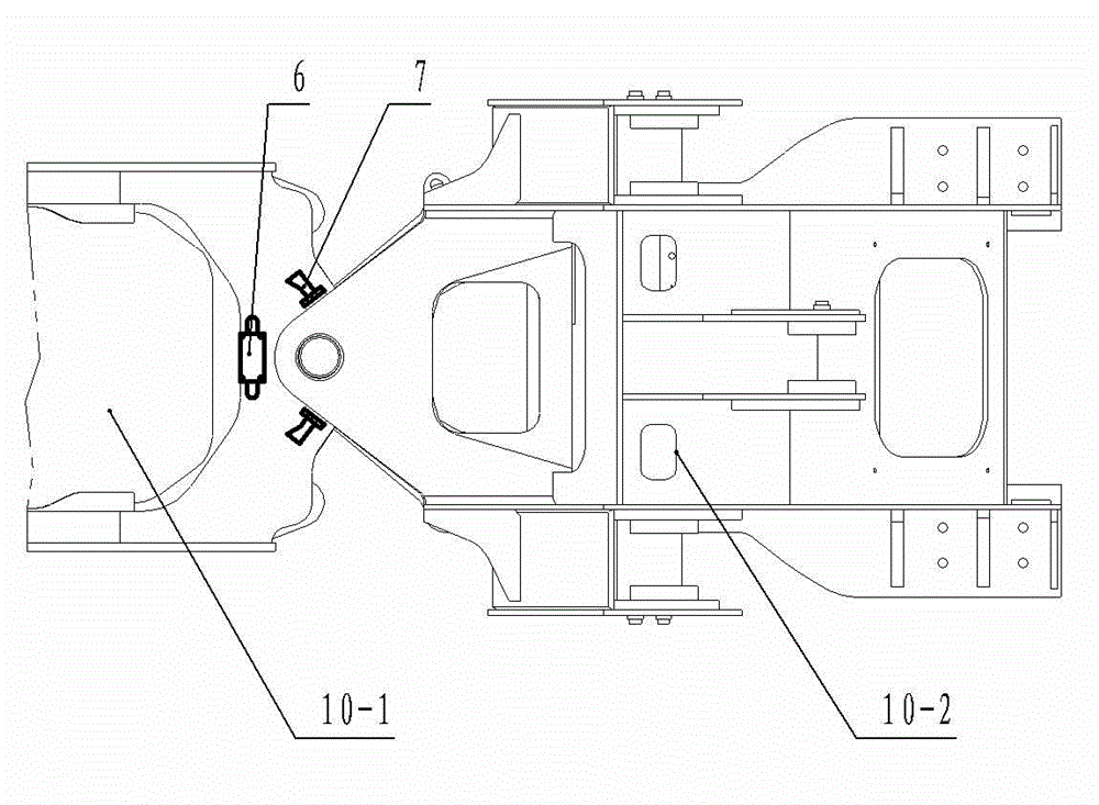 Hydraulic steering system for engineering machinery