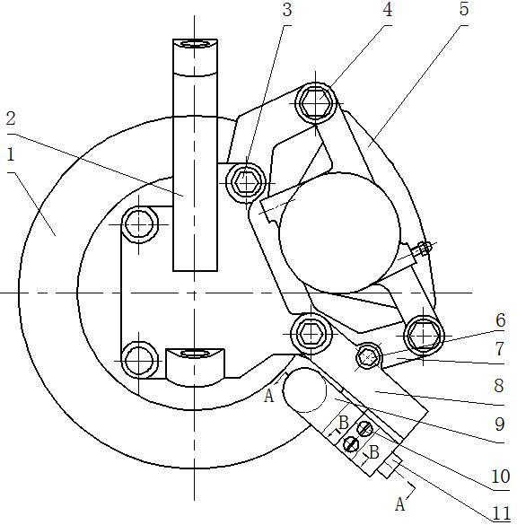 Electromagnet and friction composite disc type brake and brake method