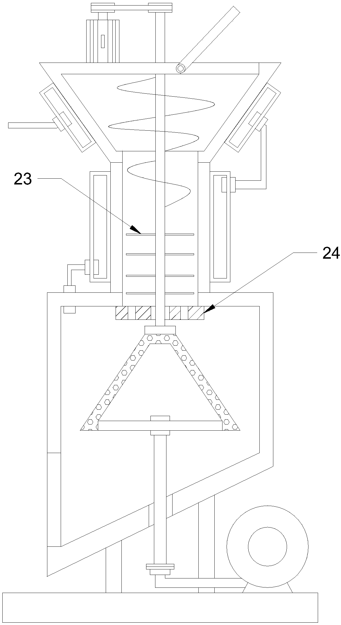 Energy-saving feed particle drying equipment