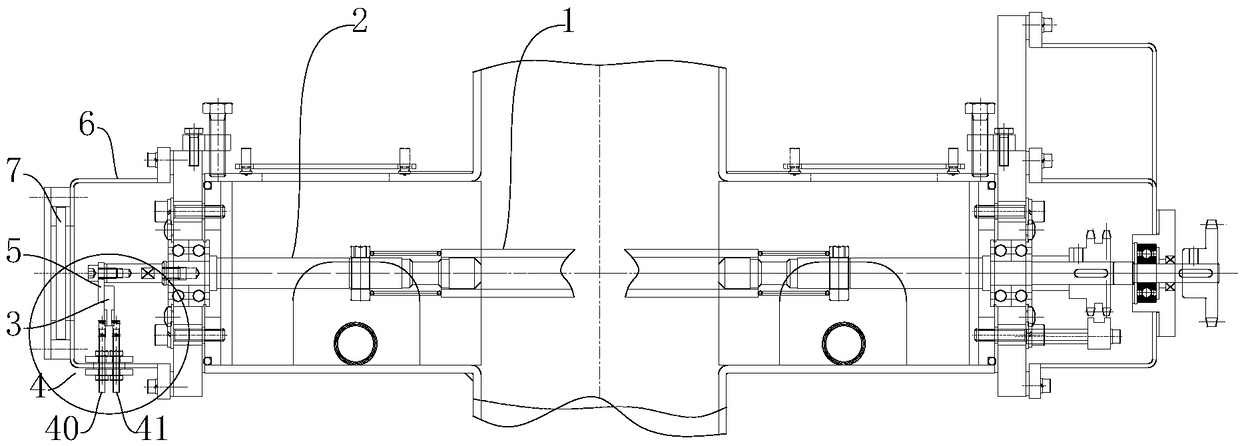 Broken bar detection device, broken bar automation monitoring system and roller kiln