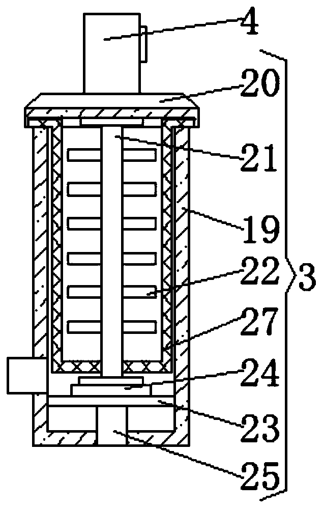 Industrial wastewater filtering device