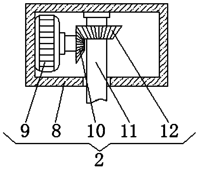 Industrial wastewater filtering device