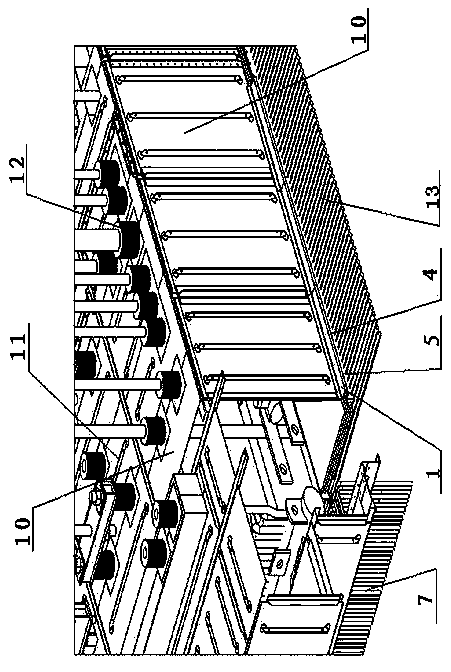 Boiler roof expansion joint sealing device