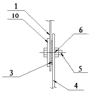 Boiler roof expansion joint sealing device