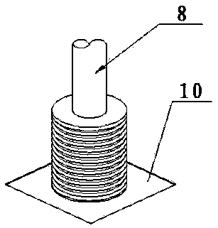 Boiler roof expansion joint sealing device