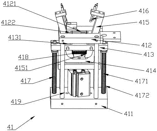 Push type electromagnetic relay automatic debugging machine