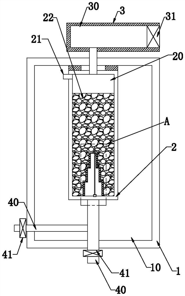 Compressed air drying system and drying method thereof