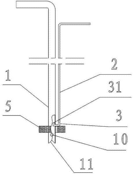 Cleaning method of relief well or piezometric tube