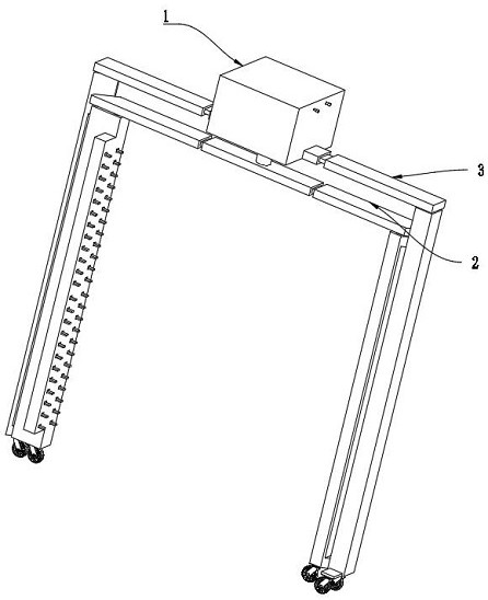 Retractable glass lifting, placing and transporting device