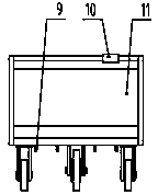 Portable power source device for forklift