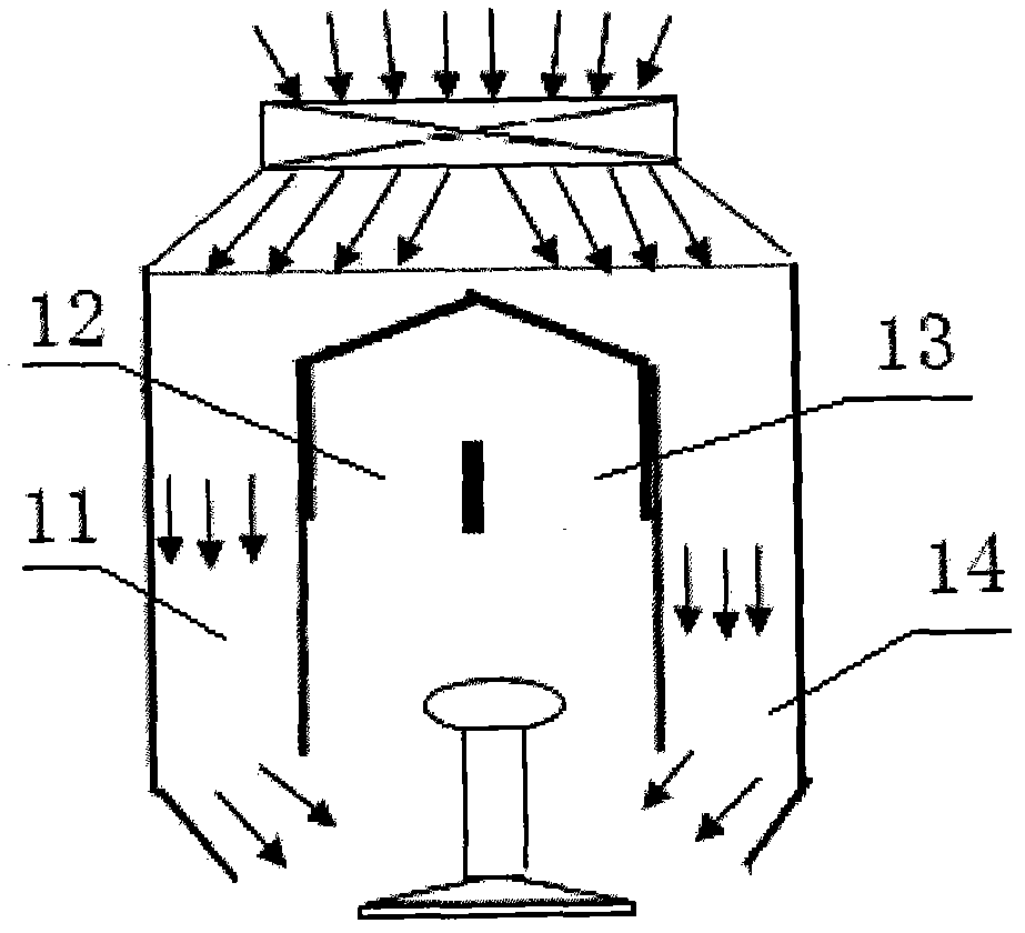 Cooler for cooling on-site welded joint of long steel rail and using method for cooler