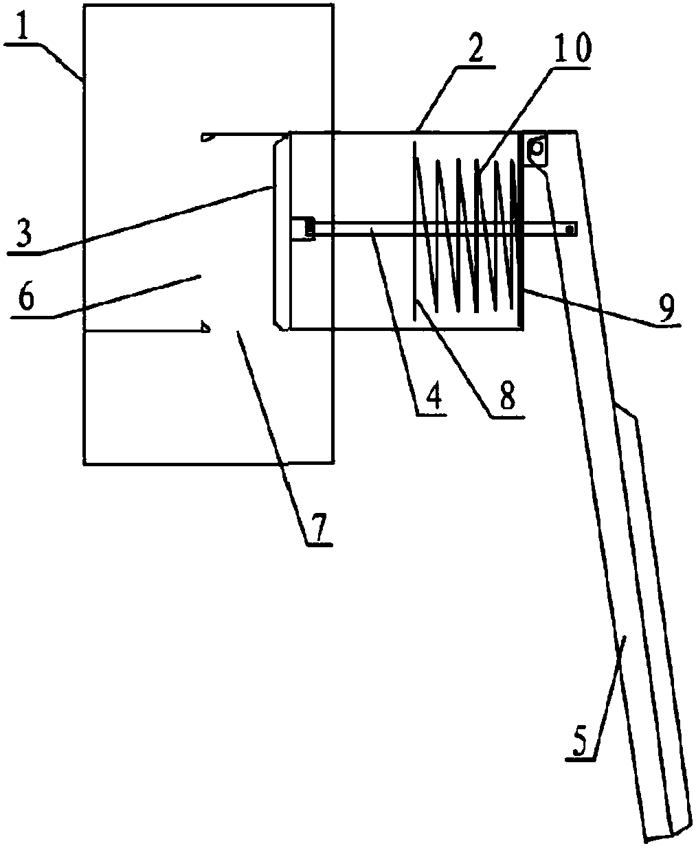 Self-closing type faucet based on gravity effect