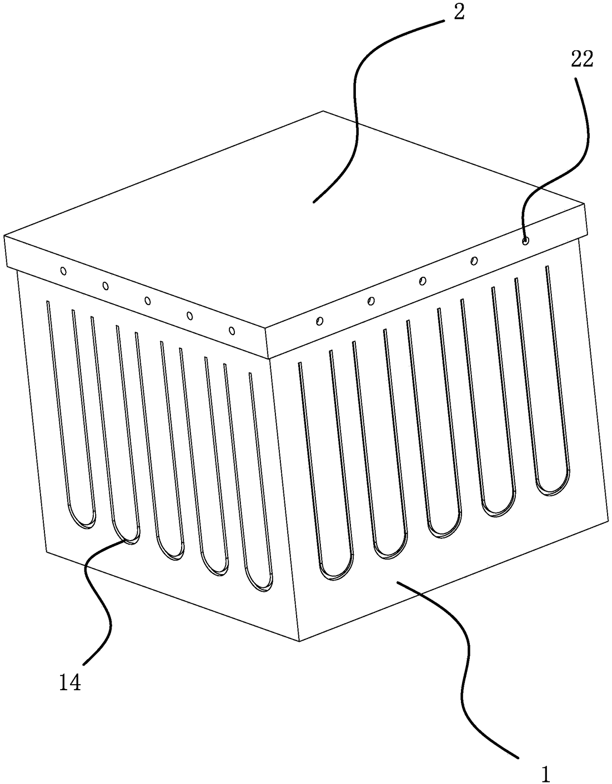 High-strength battery case