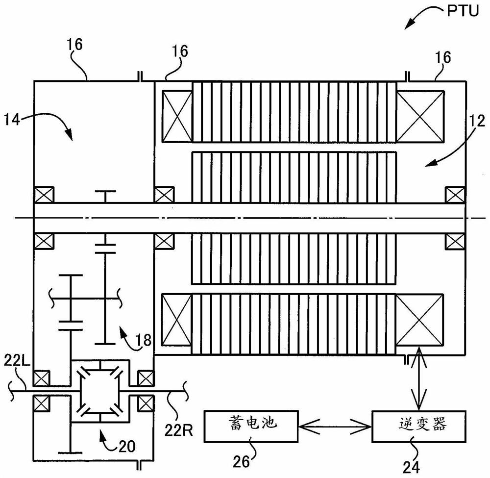 Control device of vehicle cooling device