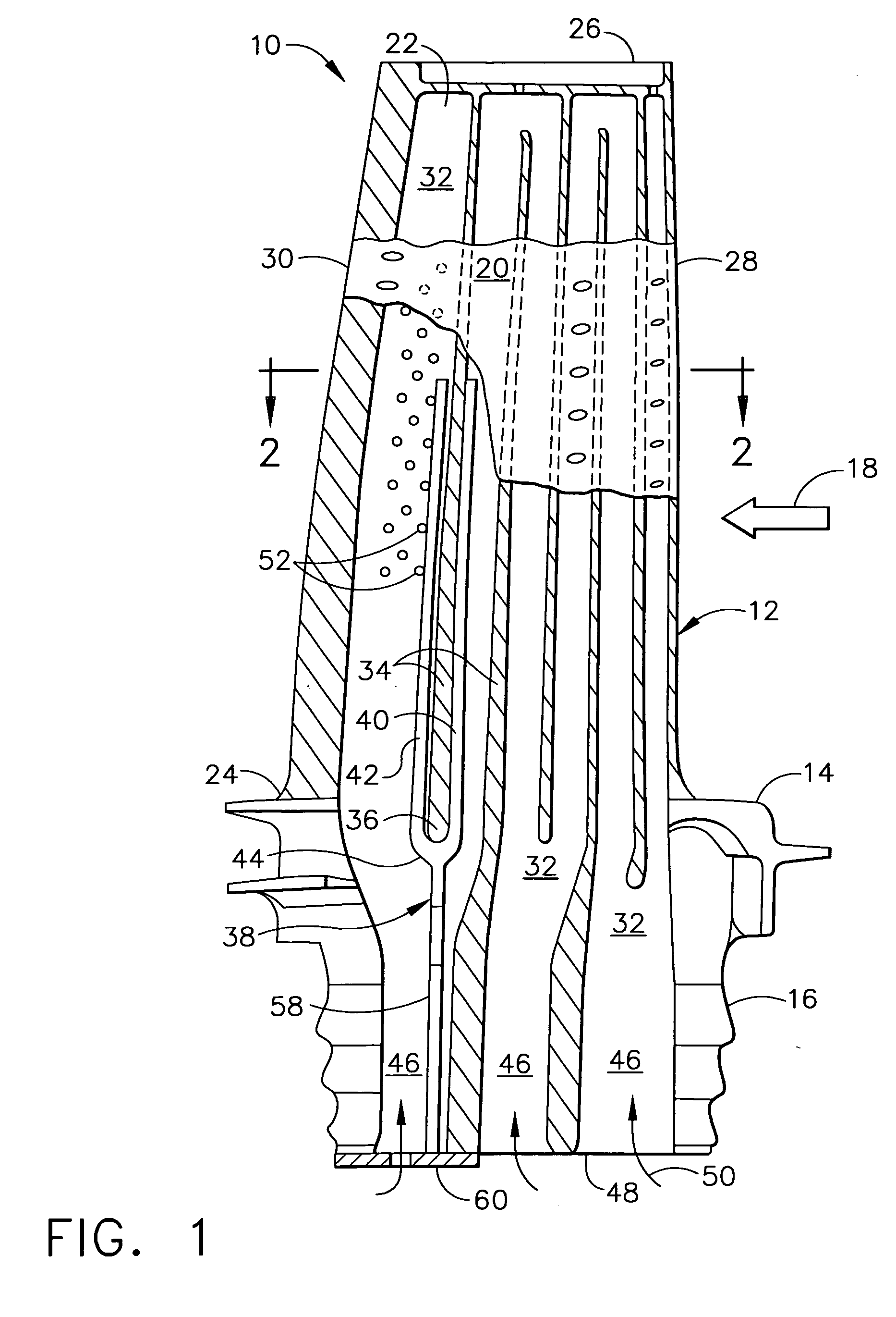 Bipedal damper turbine blade