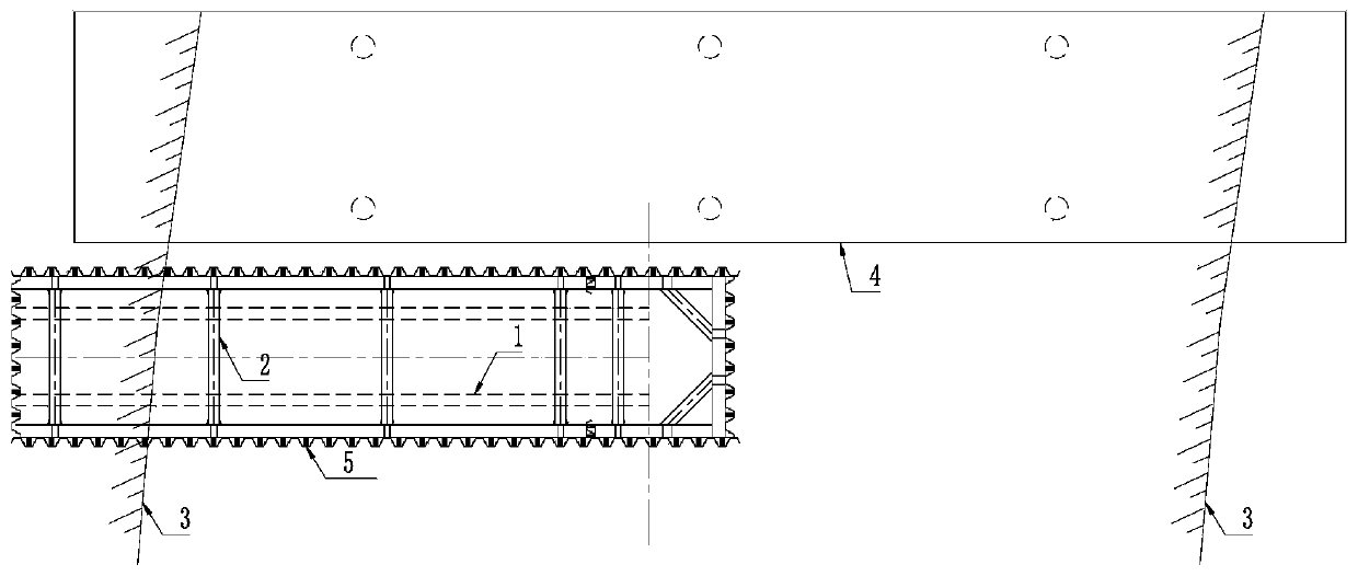 Construction method for pipe gallery to down-pass river channel