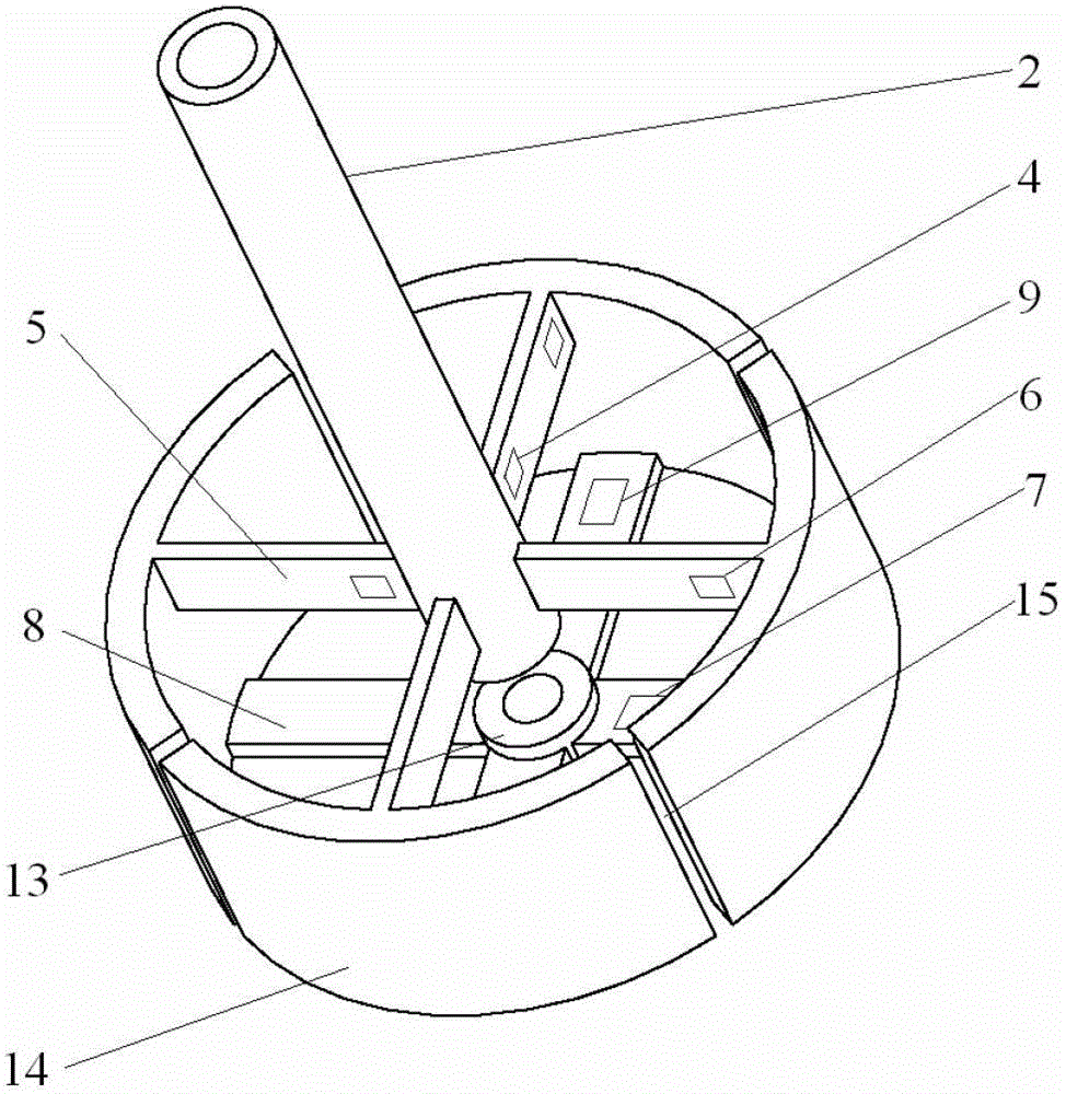 Acupuncture needle capable of measuring six-component micro-force of traditional Chinese medicine acupuncture manipulation