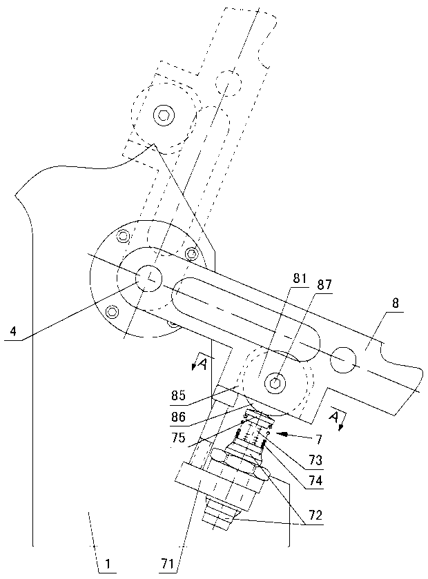 Improved impact head for shock absorber of aluminum die casting spraying machine