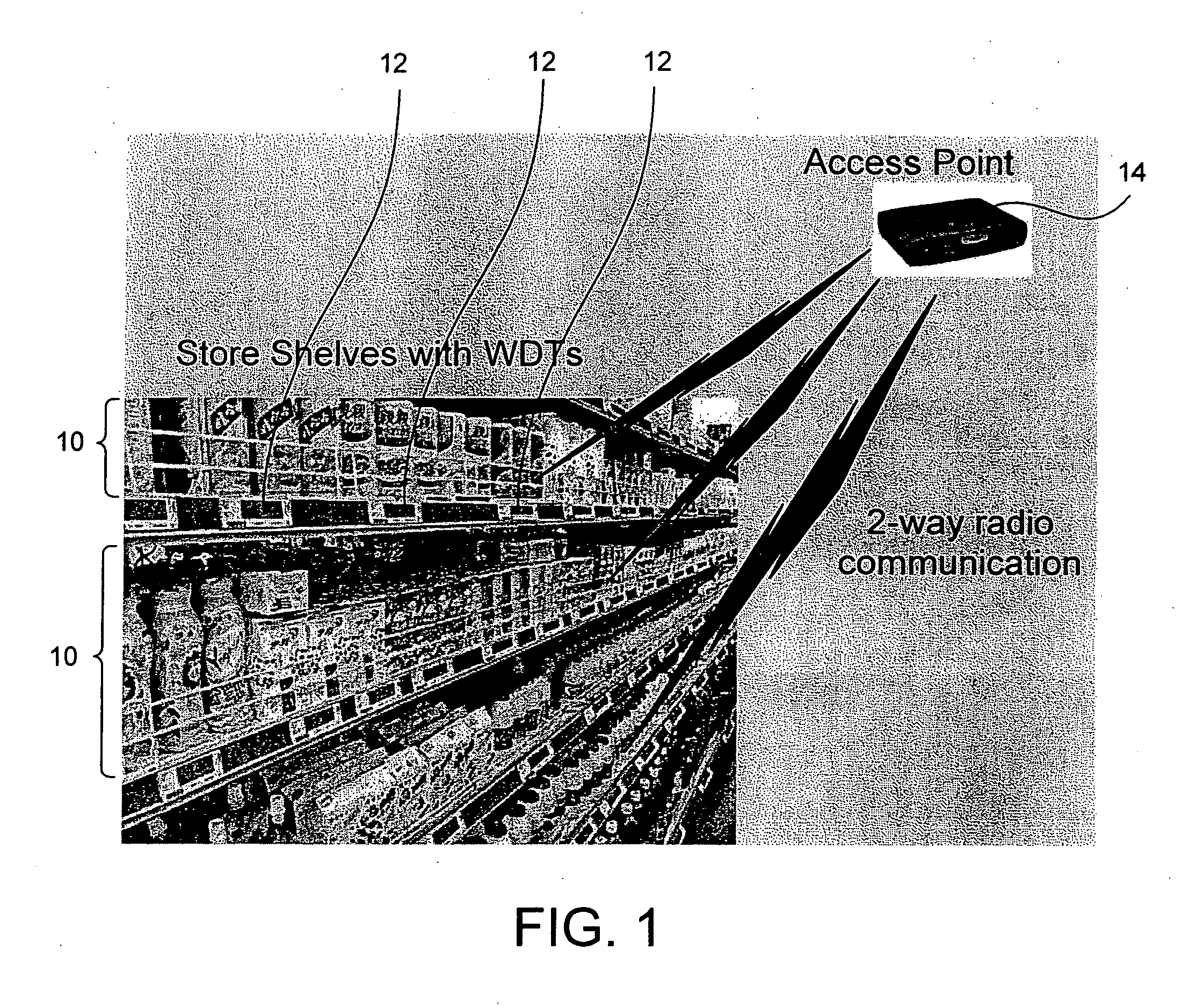 Active backscatter wireless display terminal